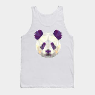 Fractal Panda Bear Tank Top